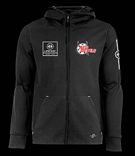 unihoc Hood Zip Superior Red Devils