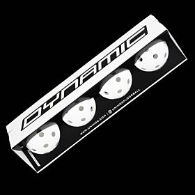 unihoc Matchball Dynamic IFF weiss (4-Pack)