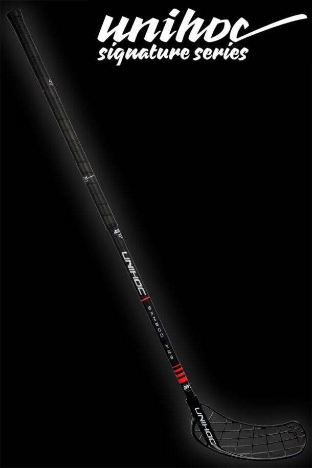 unihoc Player+ Bamboo 29 SIGNATURE black/red